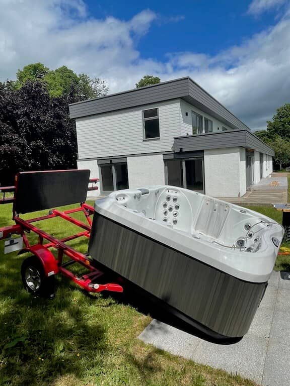 Hot tub mover in Wakefield